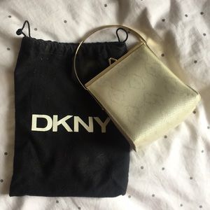 DKNY faux snake mini purse. Dust bag included.